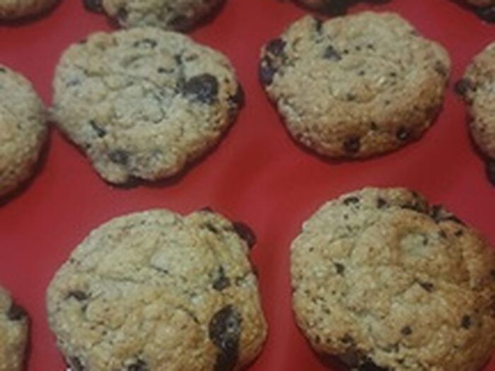 Cookies de Amêndoas com Chocolate